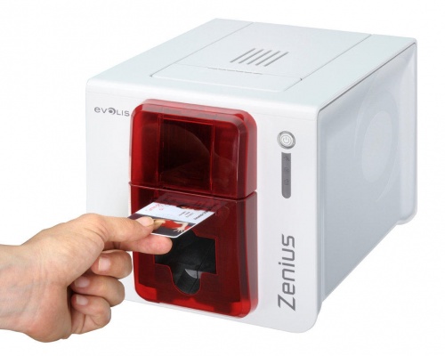 Evolis Zenius Single Sided Plastic ID Card Printer - ZN1U0000RS